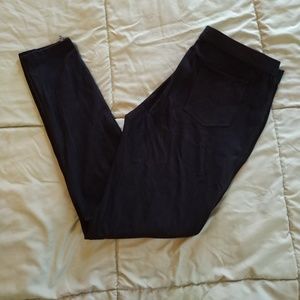 Jean Like Leggings W/ Zipper Detail L/XL